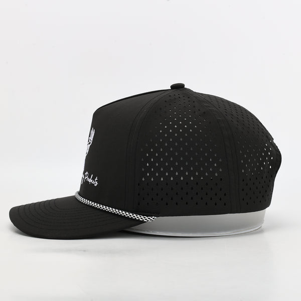 Black 5 Panel Hat
