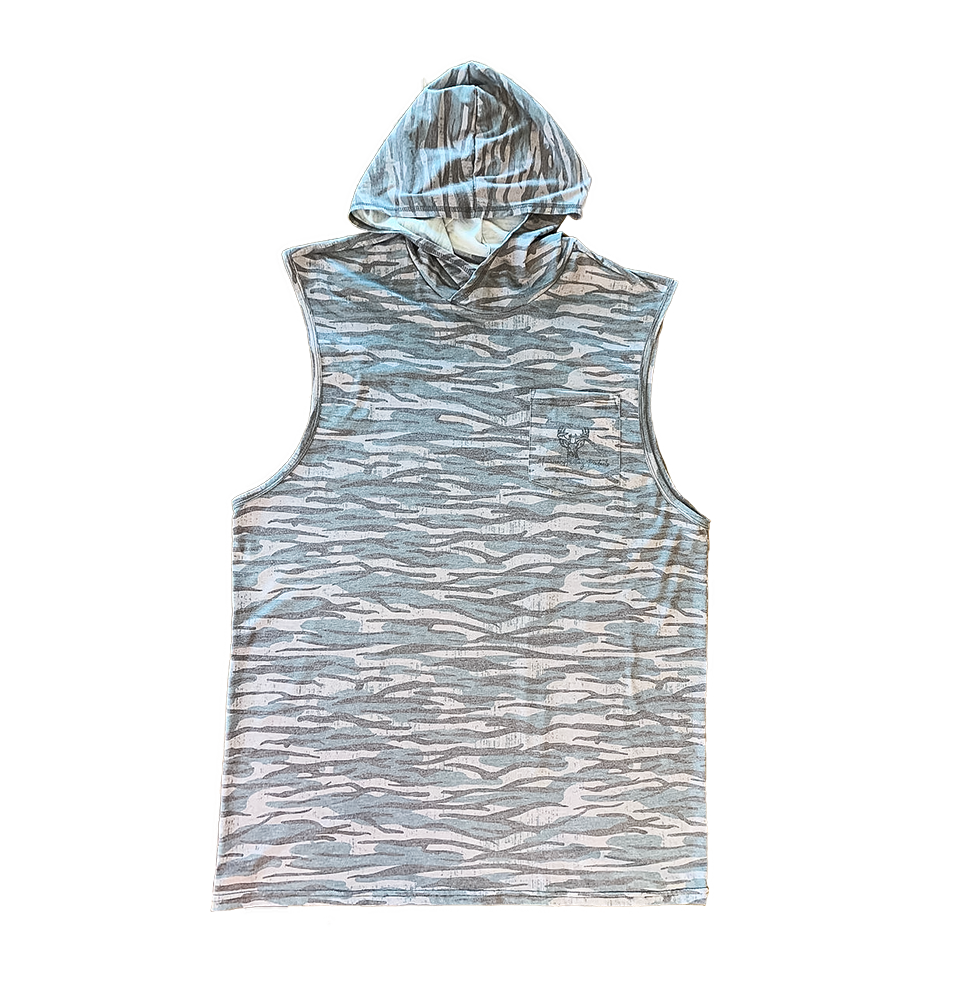 Camo Sleeveless Performance Hoodie Monarch Hunting Products