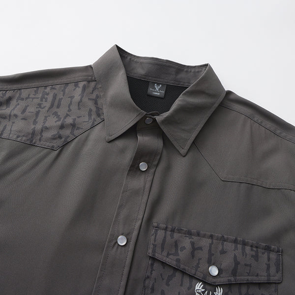 Monarch Camo Button Down Shirt