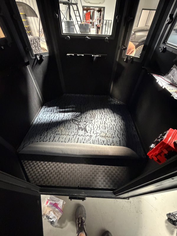 Monarch insulated foam deer blind mat - 4 section foldable floor mat fully laid out