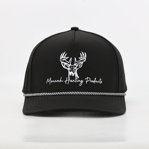 Black 5 Panel Hat