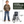 Monarch toy hunting blind 1/16 scale size comparison - 11.5 inches tall next to 4 foot child - hunting gift for kids