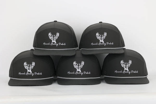 Dark Grey 7 Panel Hat