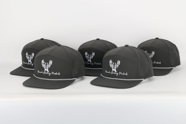 Dark Grey 7 Panel Hat