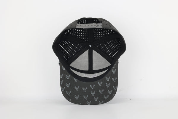 Dark Grey 7 Panel Hat