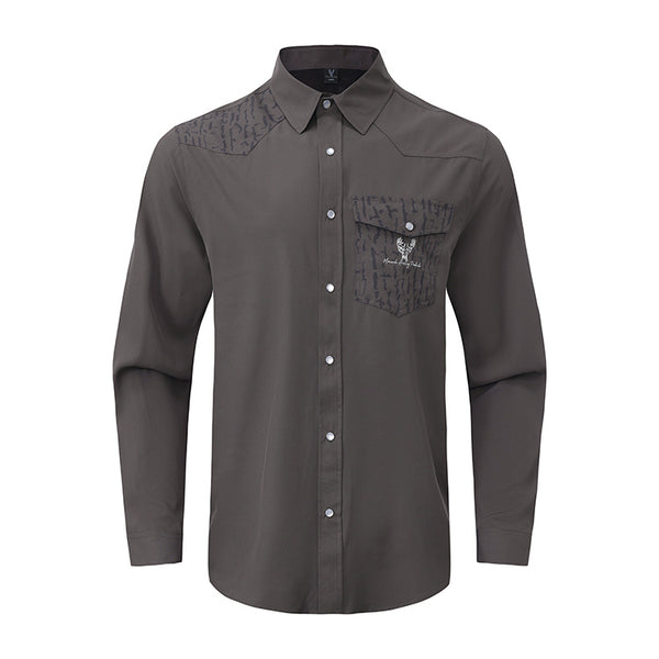 Monarch Camo Button Down Shirt