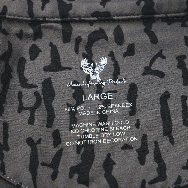 Monarch Quarter-Zip Camo Hoodie