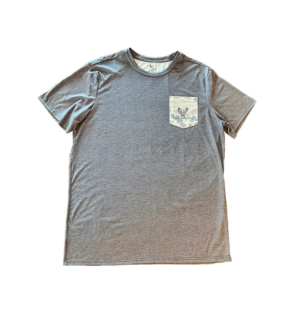 T-Shirt w/ Saltwater Camo Pocket – Monarch Hunting Products